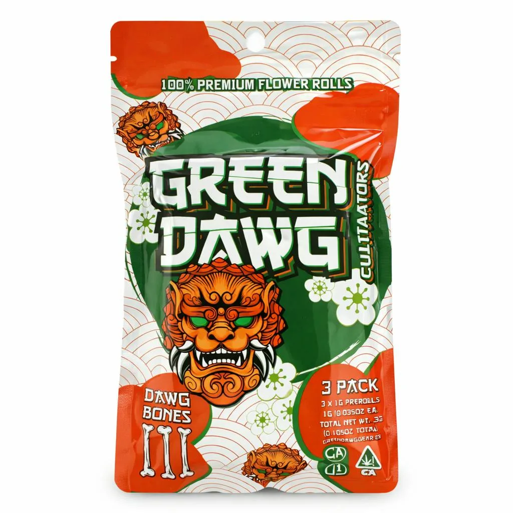 Greendawg 3PK Hawg Indoor Artisan Preroll Pack