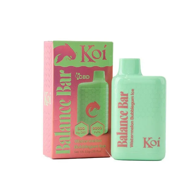 Koi 250MG C_D Disposable Balance Bar (Watermelon BubbleGum Ice)