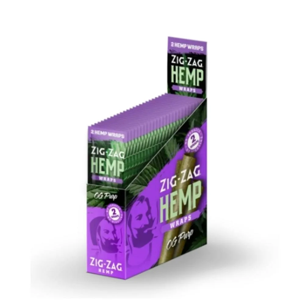 Zig Zag Hemp Wraps OG Purp 2ct