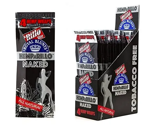 Royal Hemparillo Naked Wraps 4pk