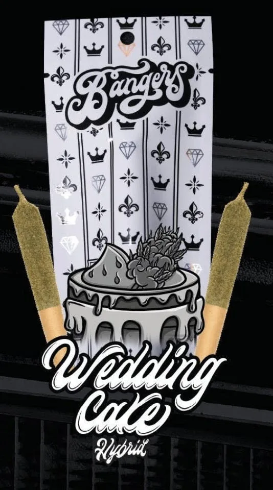 Bangers - Wedding Cake | 0.6g 2pk Infused Prerolls