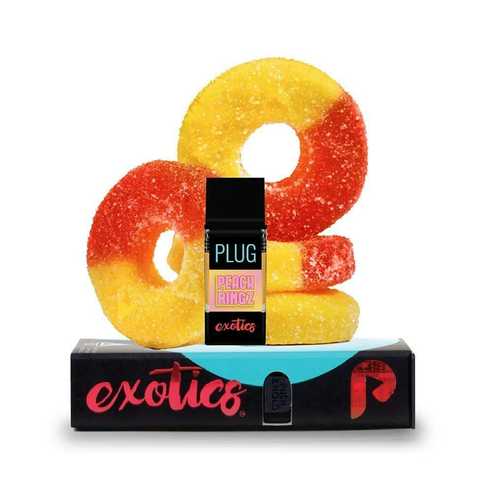PlugPlay - X Peach Ringz - Distillate Pod