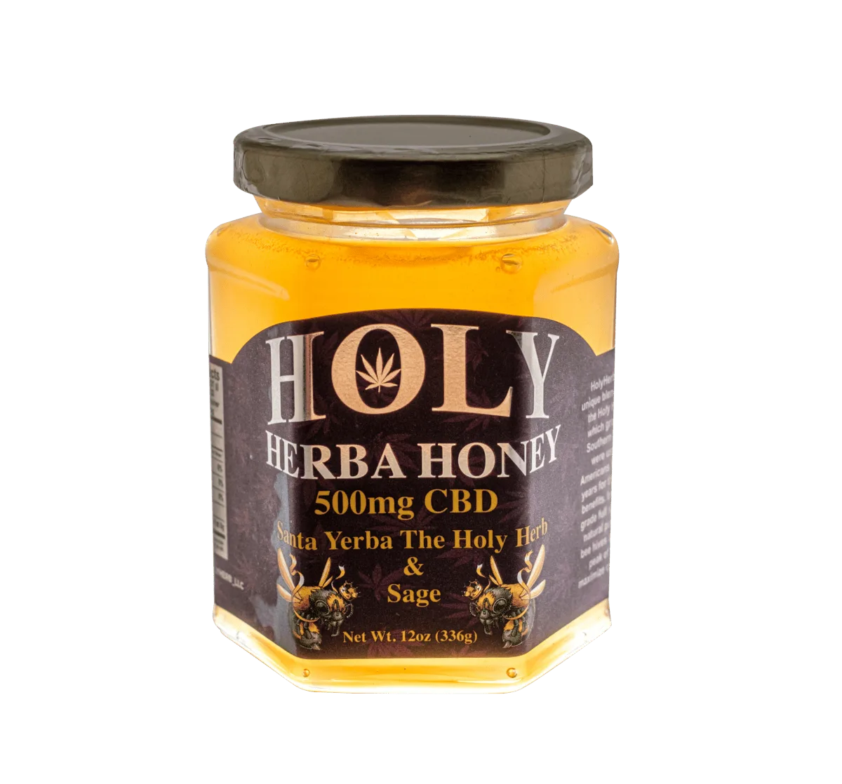 12oz Holy Herb CBD Honey 500mg