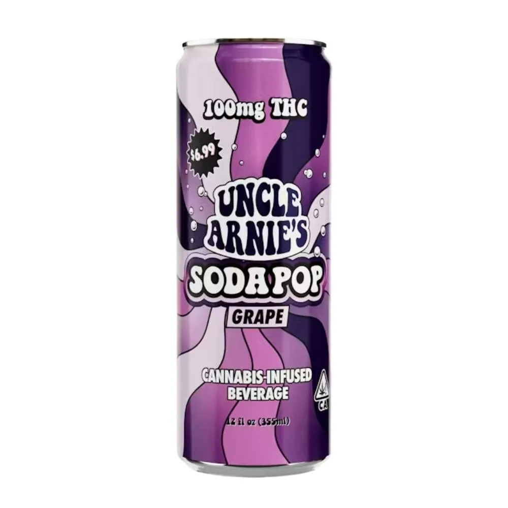 Uncle Arnies - Drink - Grape Soda - 100MG