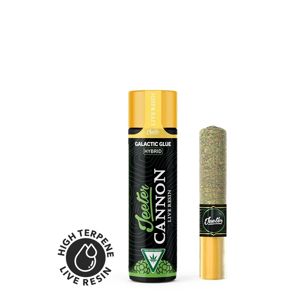 Jeeter | Galactic Glue | Live Resin Cannon | Infused Joint | 1.3g