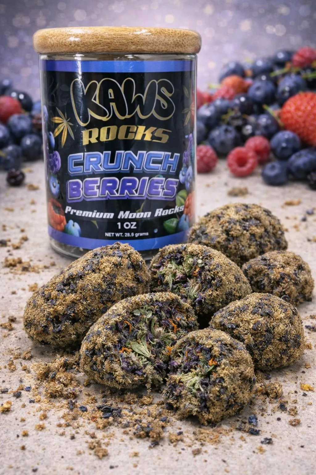 KAWS ROCKS | CRUCH BERRYS (1OZ MOONROCKS)