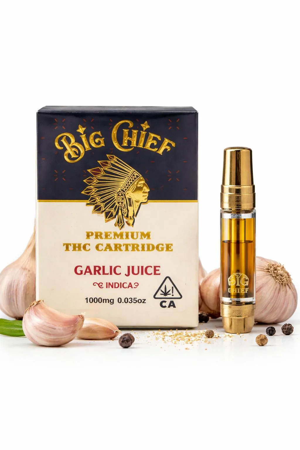 GARLIC JUICE - 100% Live Resin 1G Cartridge