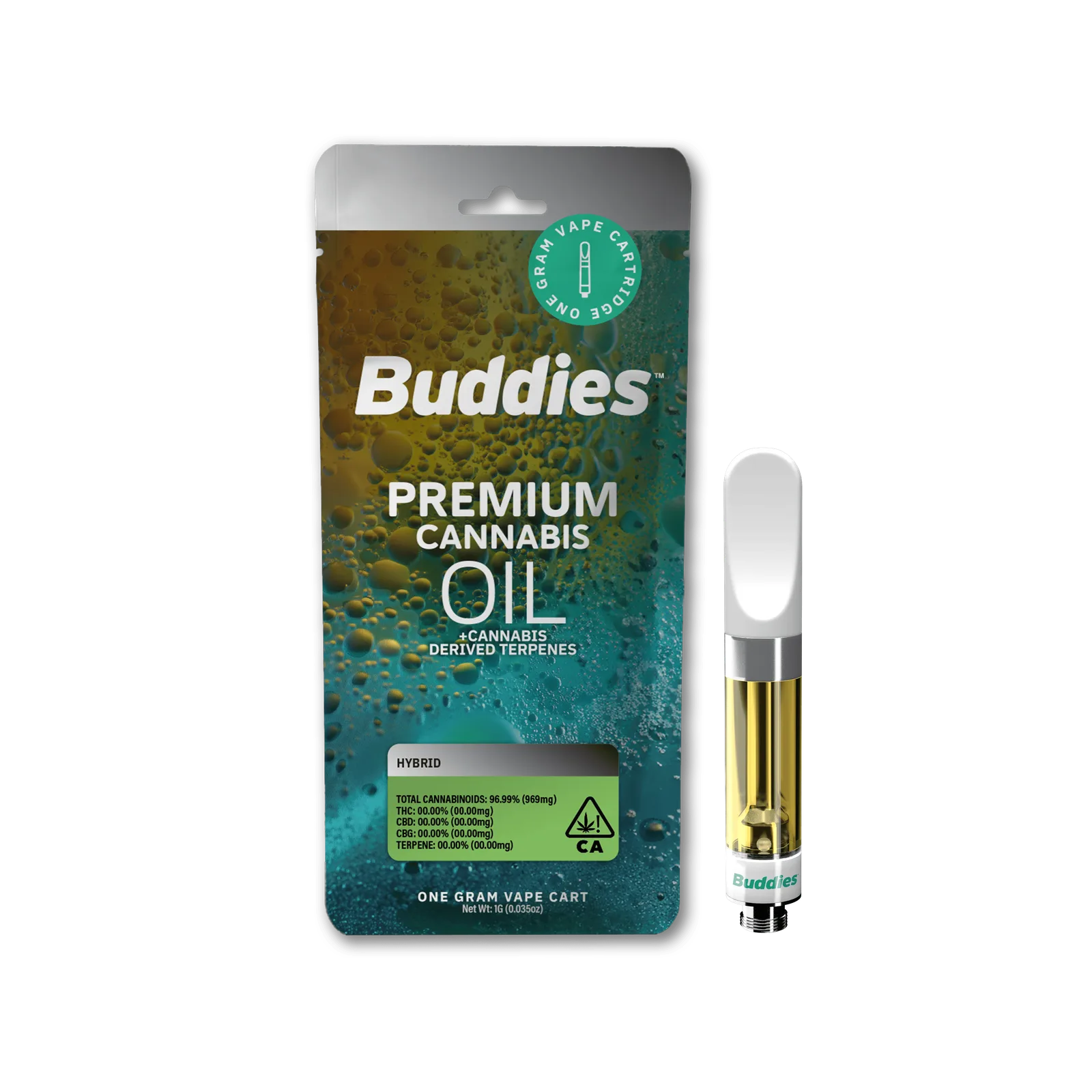 PCO + CDT | 1g Vape Cartridge | Old Toby (H)