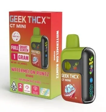 GEEK THCX: Watermelon Runtz 1g GT Mini AIO (H)