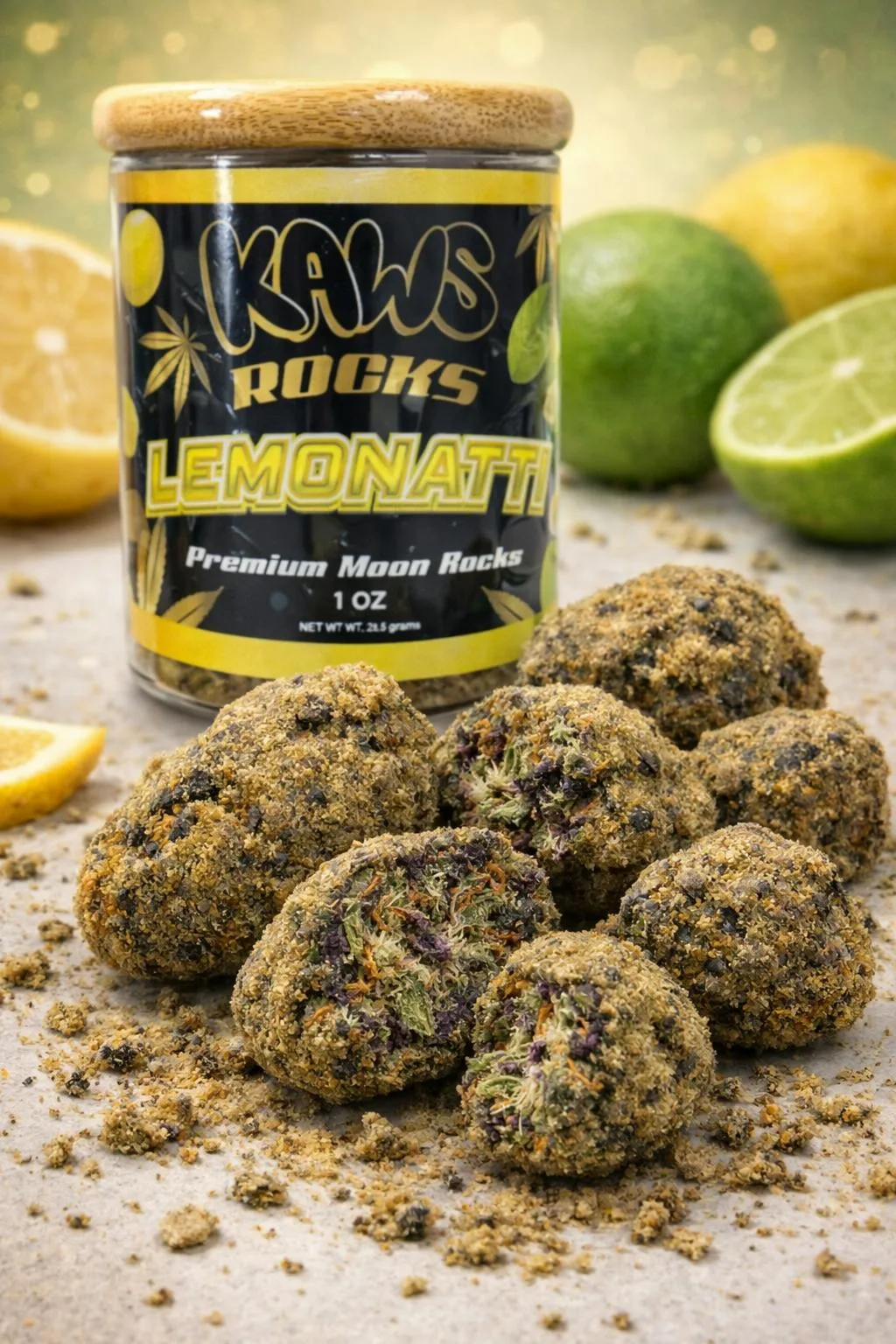 KAWS ROCKS | LEMONATTI (1OZ MOONROCKS)