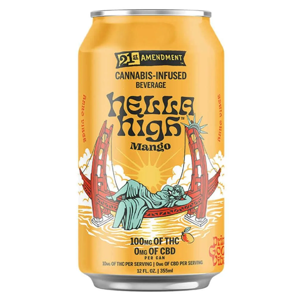 Hella High Mango (H) 100mg - 21st Amendment * EVERYDAY* - Hella High Mango
