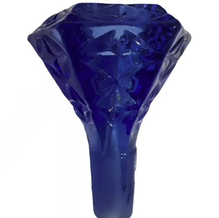 Hexagon Bowl Piece | Blue | 19mm