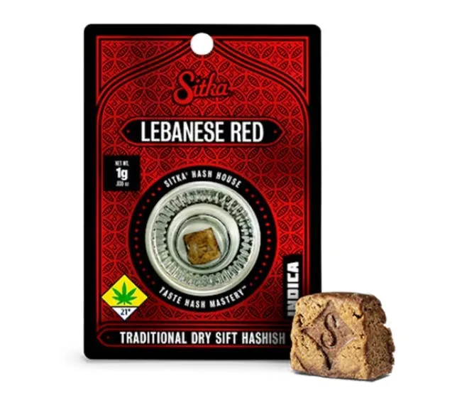 Sitka - 1g Red Lebanese Hash Sitka