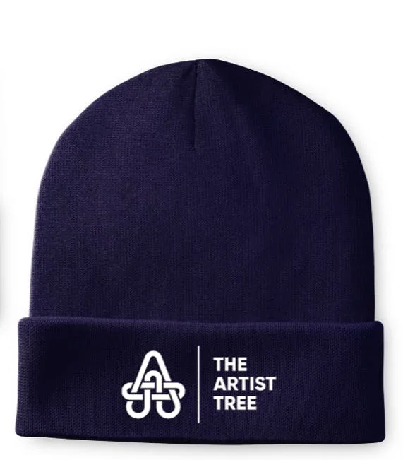 The Artist Tree Navy Beanie