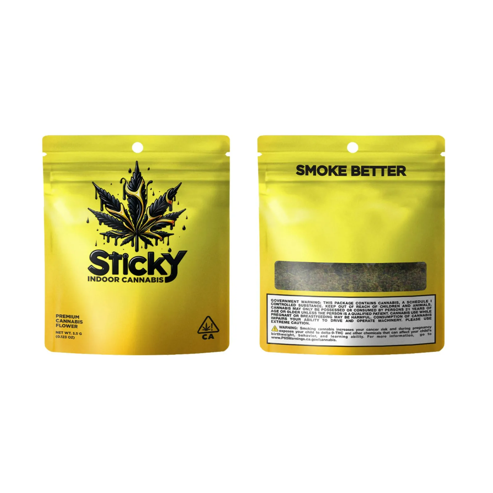 Sticky | Flower | 3.5g | Smalls | Rainbow Marker