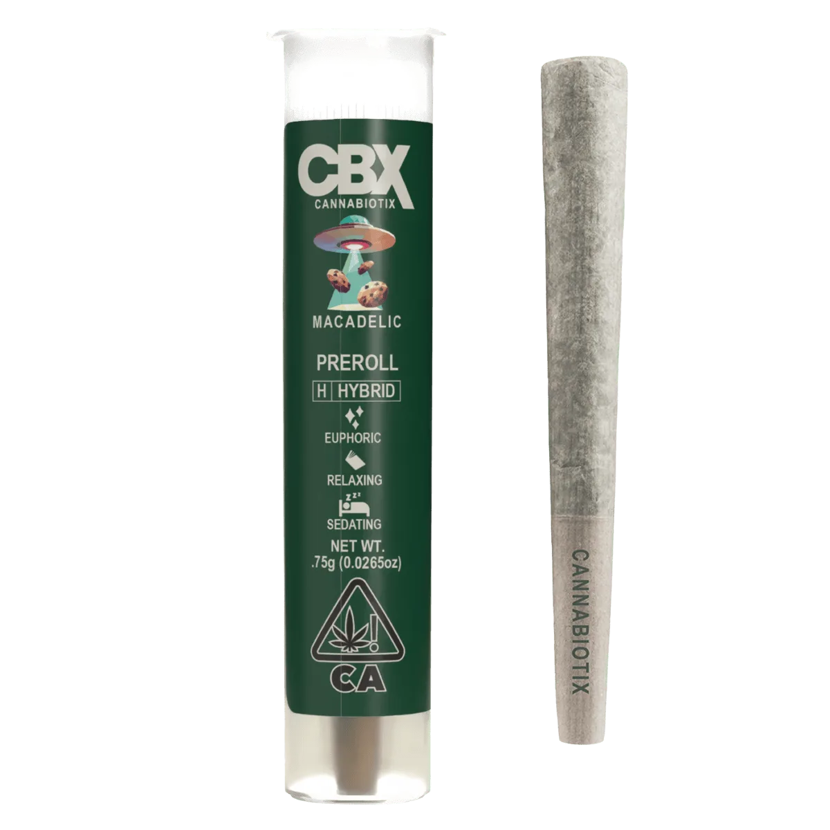 Macadelic (H) | .75g Indoor Preroll | CBX