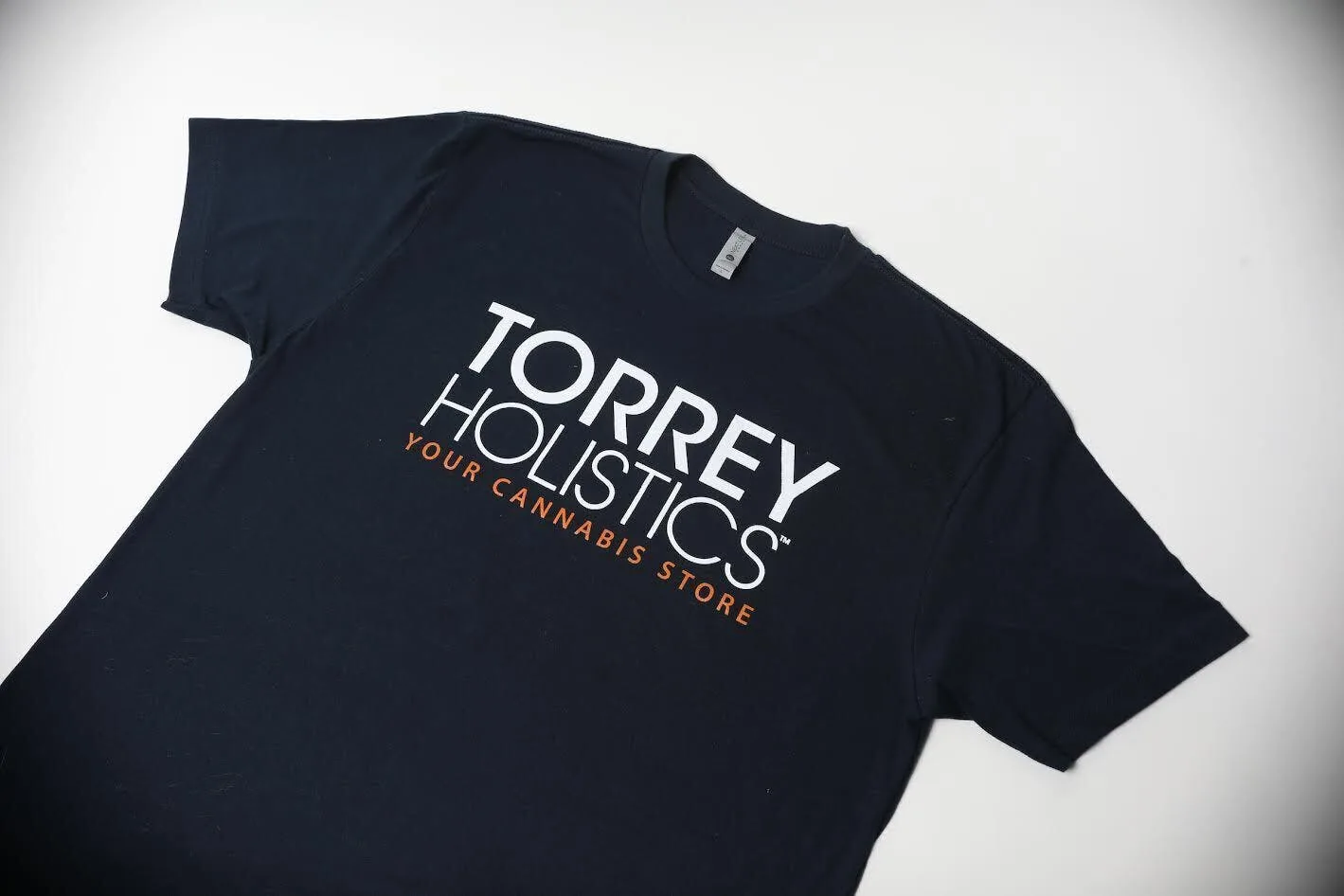 NAVY TORREY LOGO TEE | SMALL