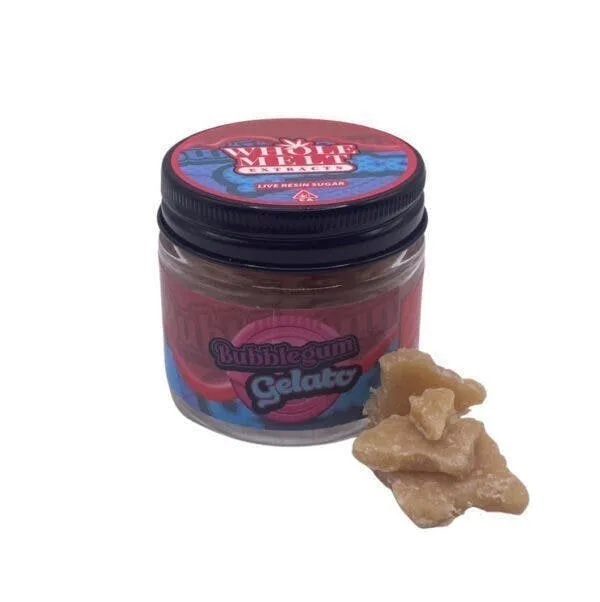Whole Melt - 1 0z Live Resin Sugar - Bubblegum Gelato