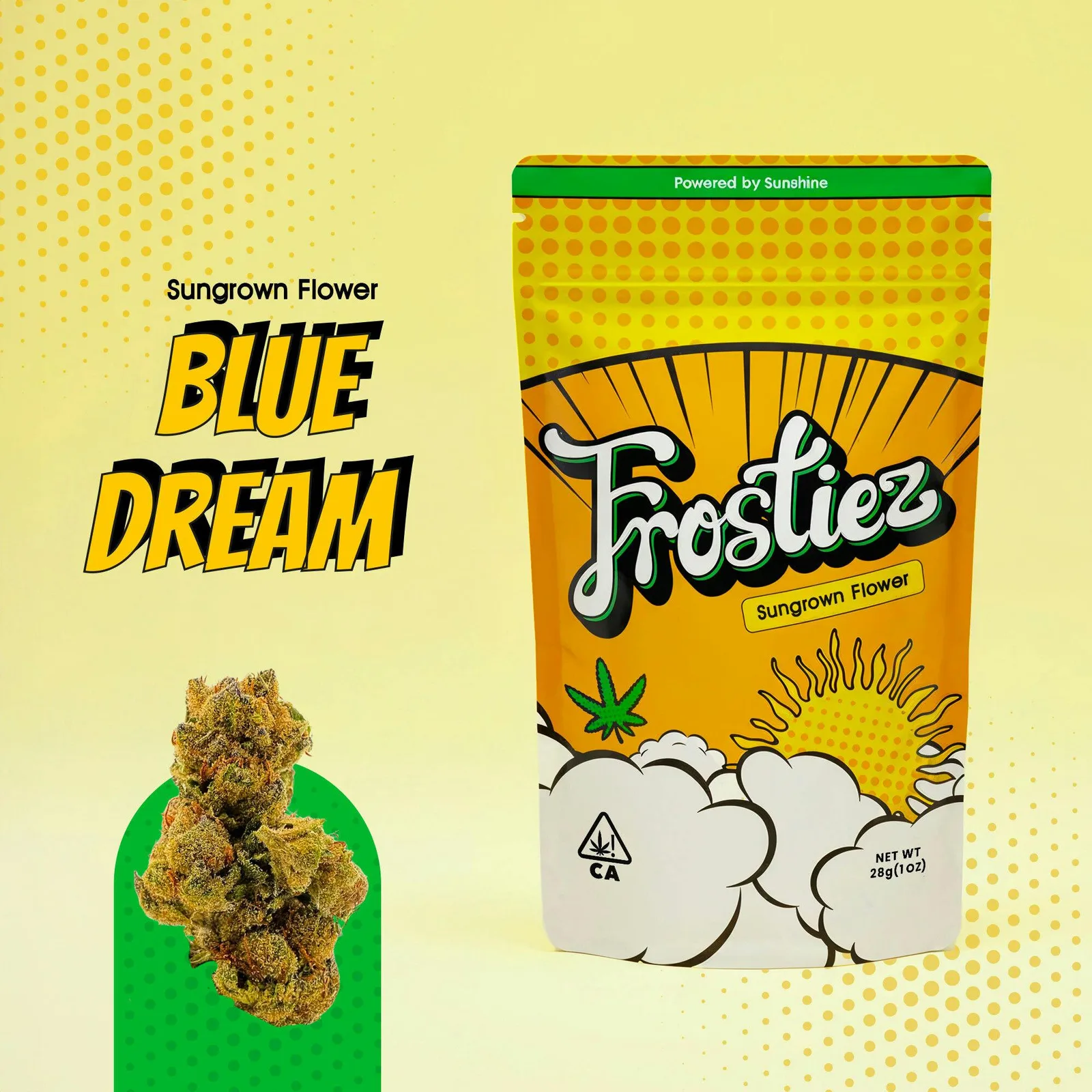 Blue Dream SunGrown Flower - 28g - Sativa - New Drop