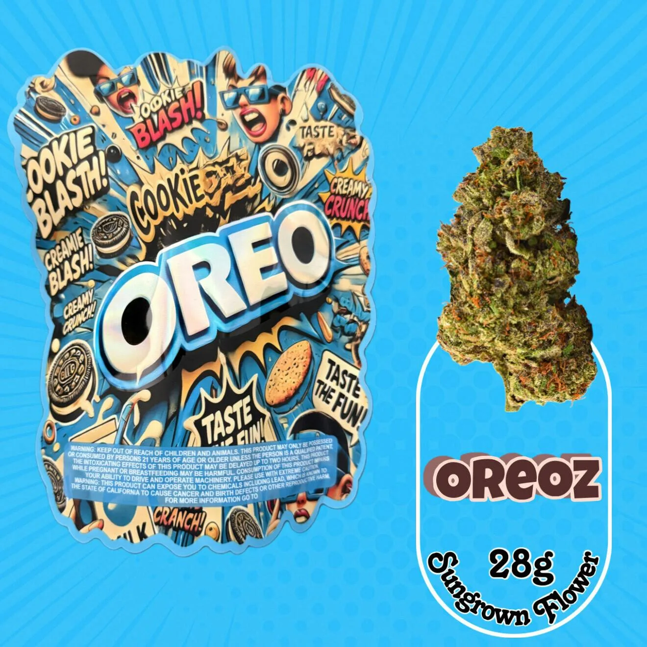 Twistiez - Oreoz - Sungrown Flower - 28g - New Drop - Indica