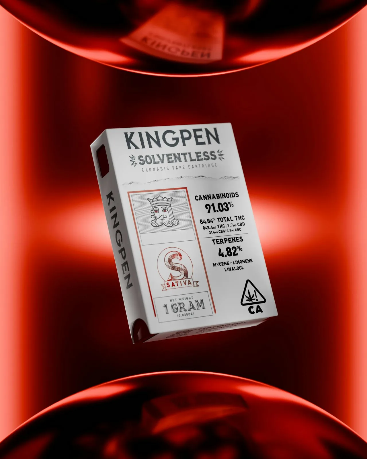 Kingpen | Strawberry Bliss | Rosin Cartridge | 1g
