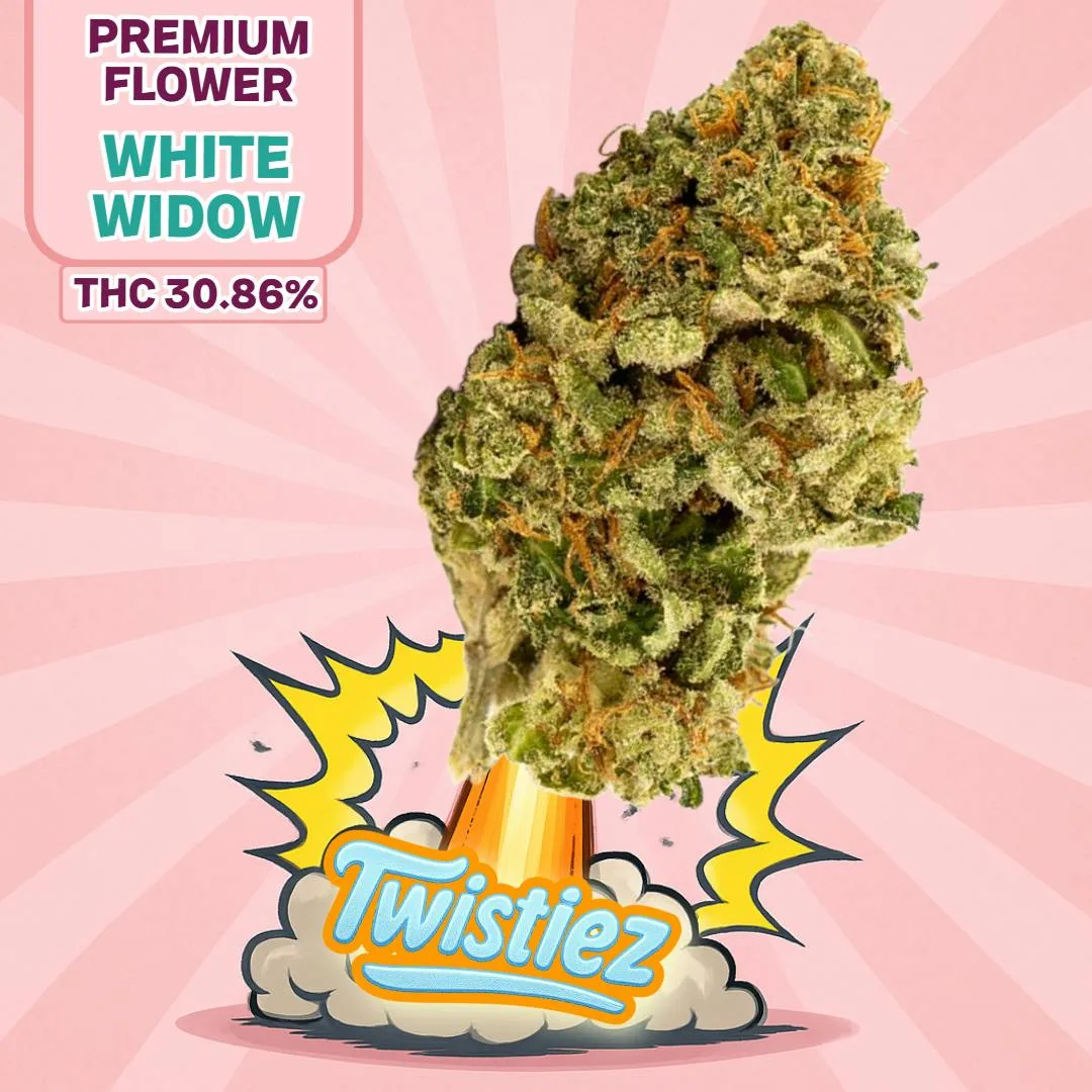 Twistiez - White Widow - Premium Flower - New Drop 3.5g - Hybrid