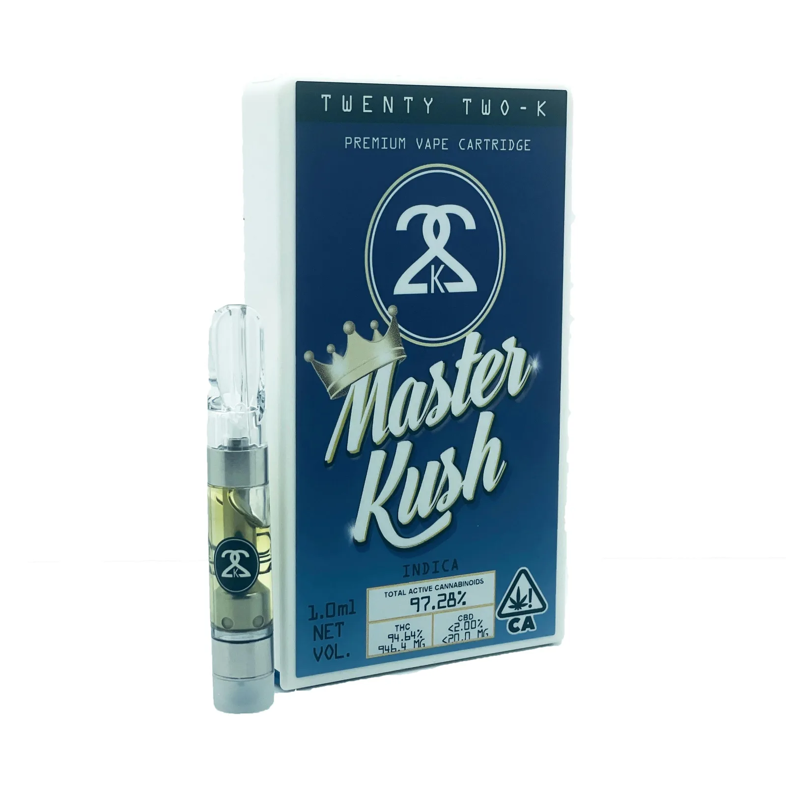 22K - Master Kush - Cartridge - 1.0ml