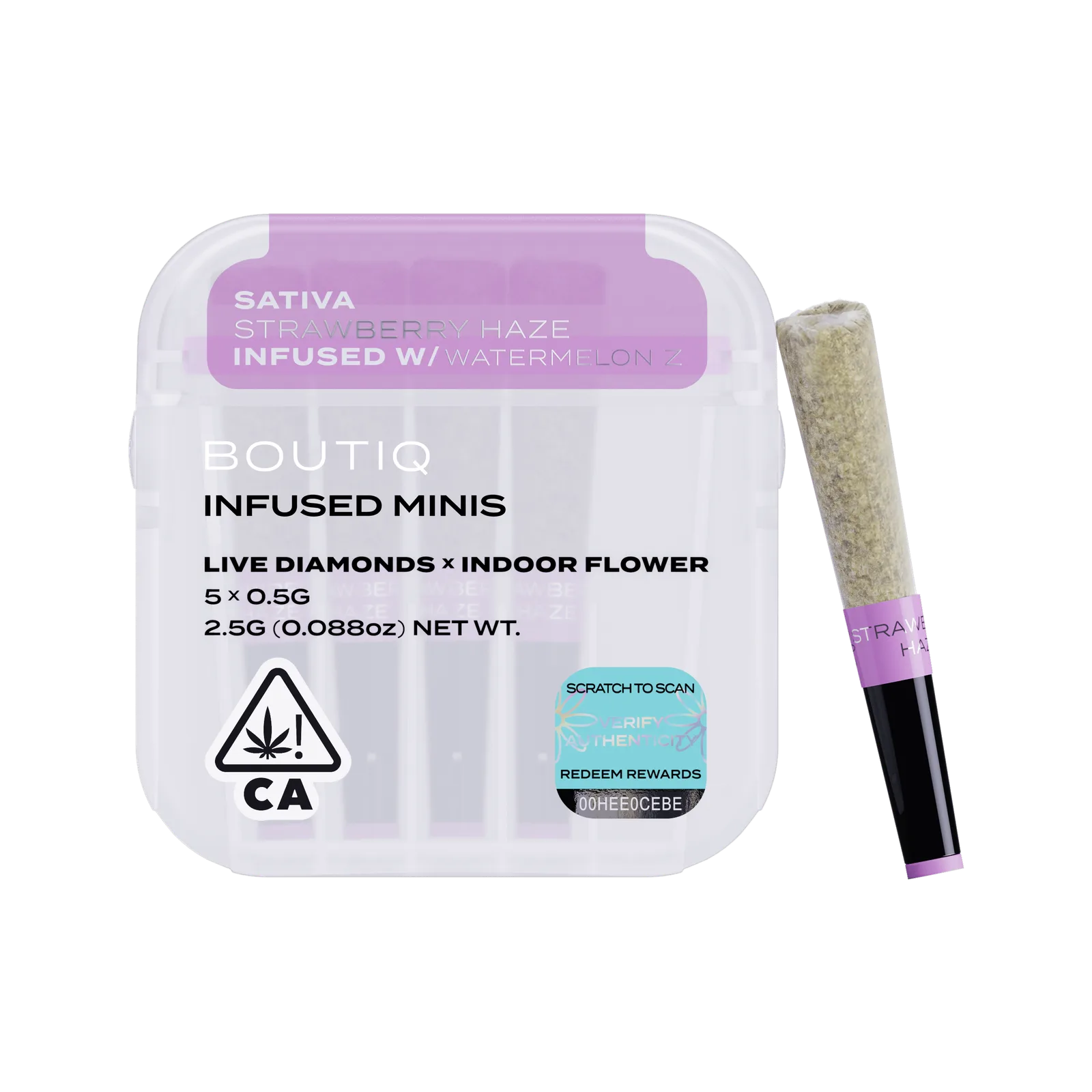 Boutiq | Strawberry Haze x Watermelon-Z Diamonds | Infused Minis | 5pk
