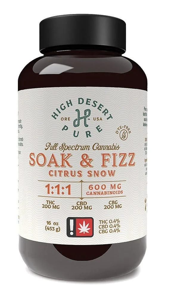 Citrus Snow Soak & Fizz (600 mg)