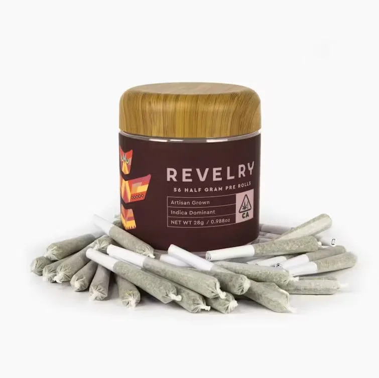 Revelry Herb Co - 56pk Prerolls - Grape Breath