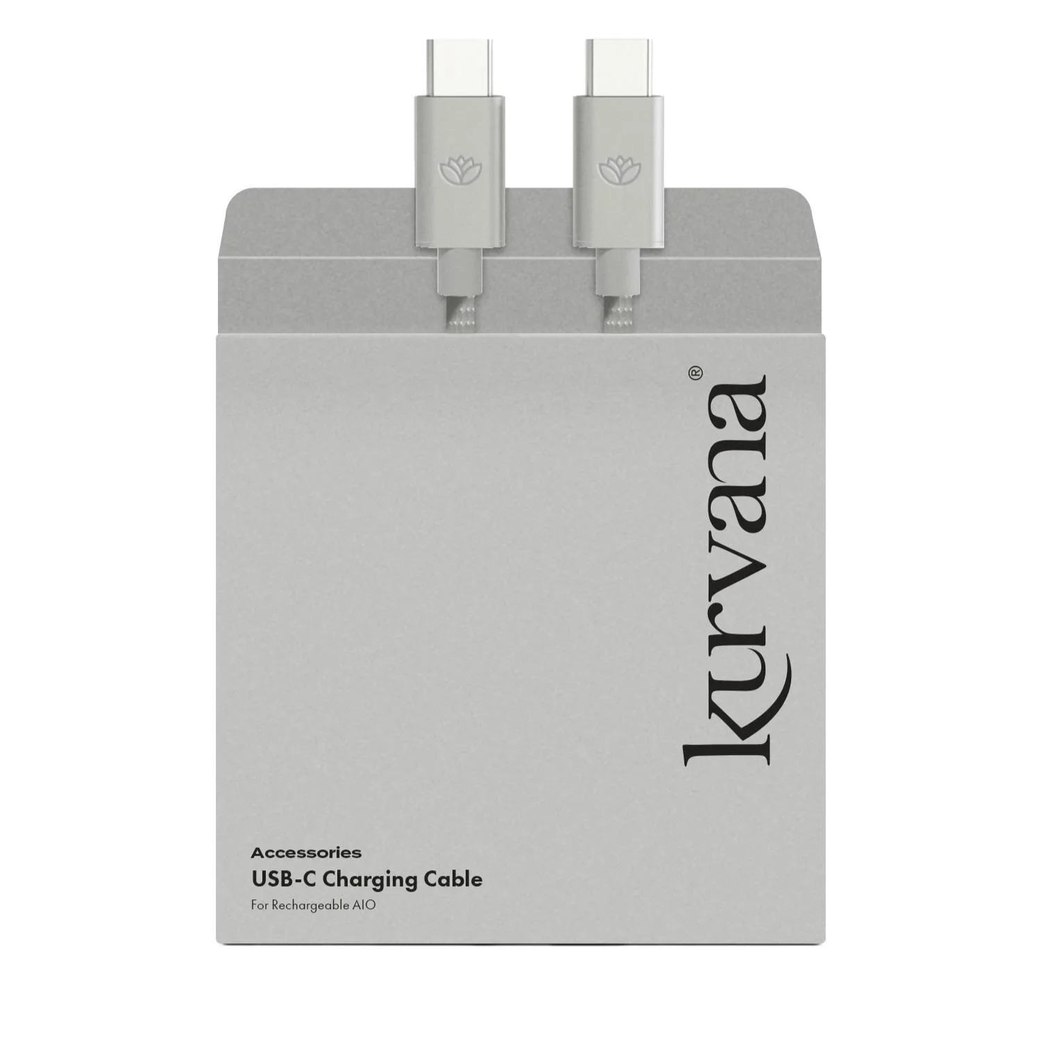 Kurvana | Charging Cable | 3.3ft | USB C | Grey