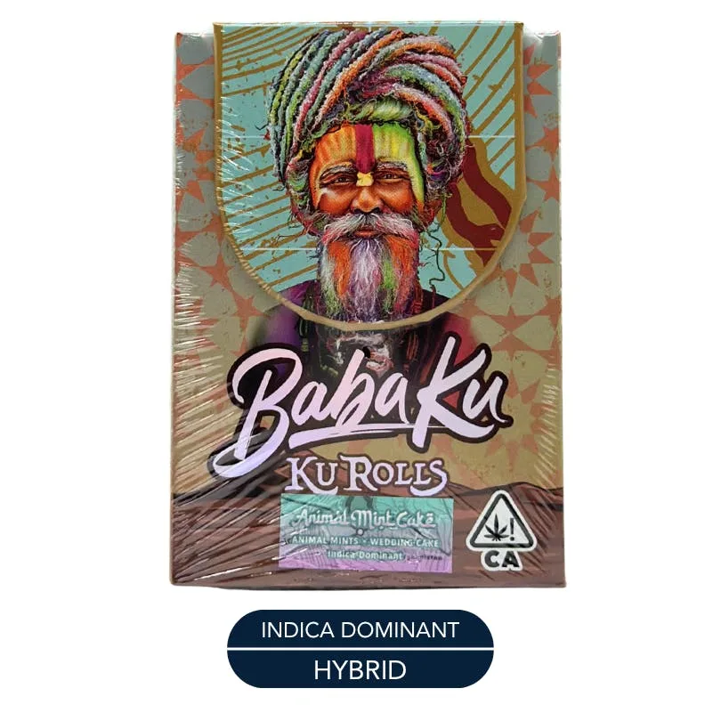 Baba Ku - Animal Mint Cake - Preroll Pack - 5pk - 3.5g