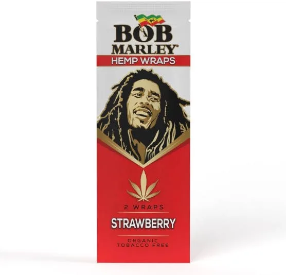 Bob Marley Wraps - Strawberry Flavor