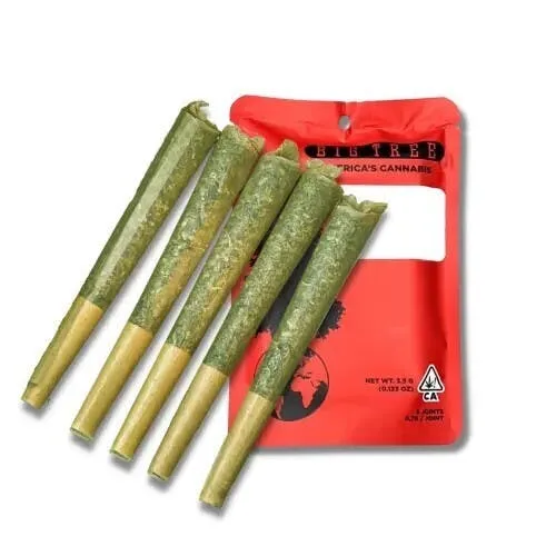Big Tree Alien Kush 1g Preroll 5pk