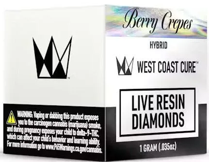 Berry Crepes [H] - 1G Live Resin Diamonds