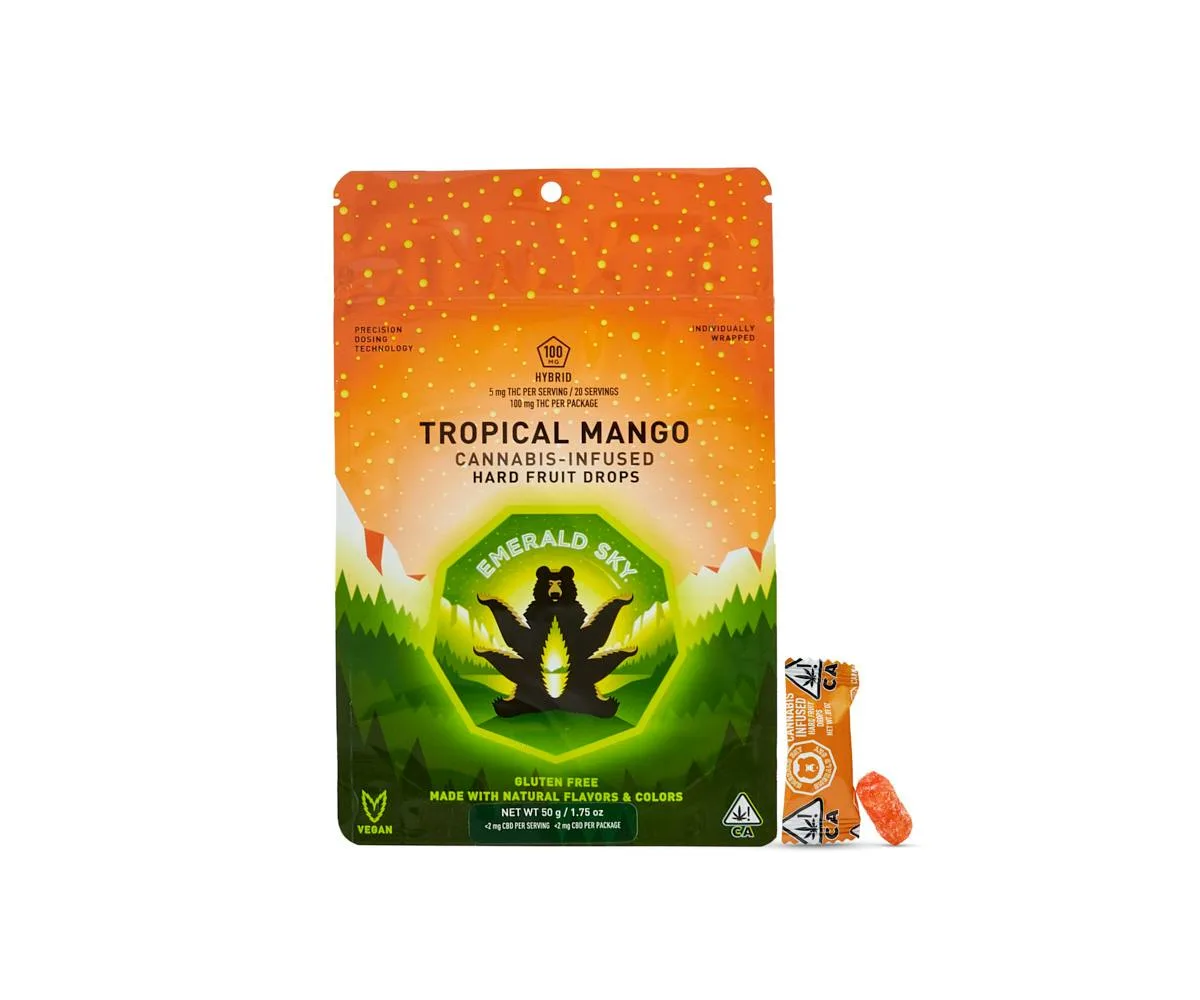 Emerald Sky Drops - Tropical Mango 100mg