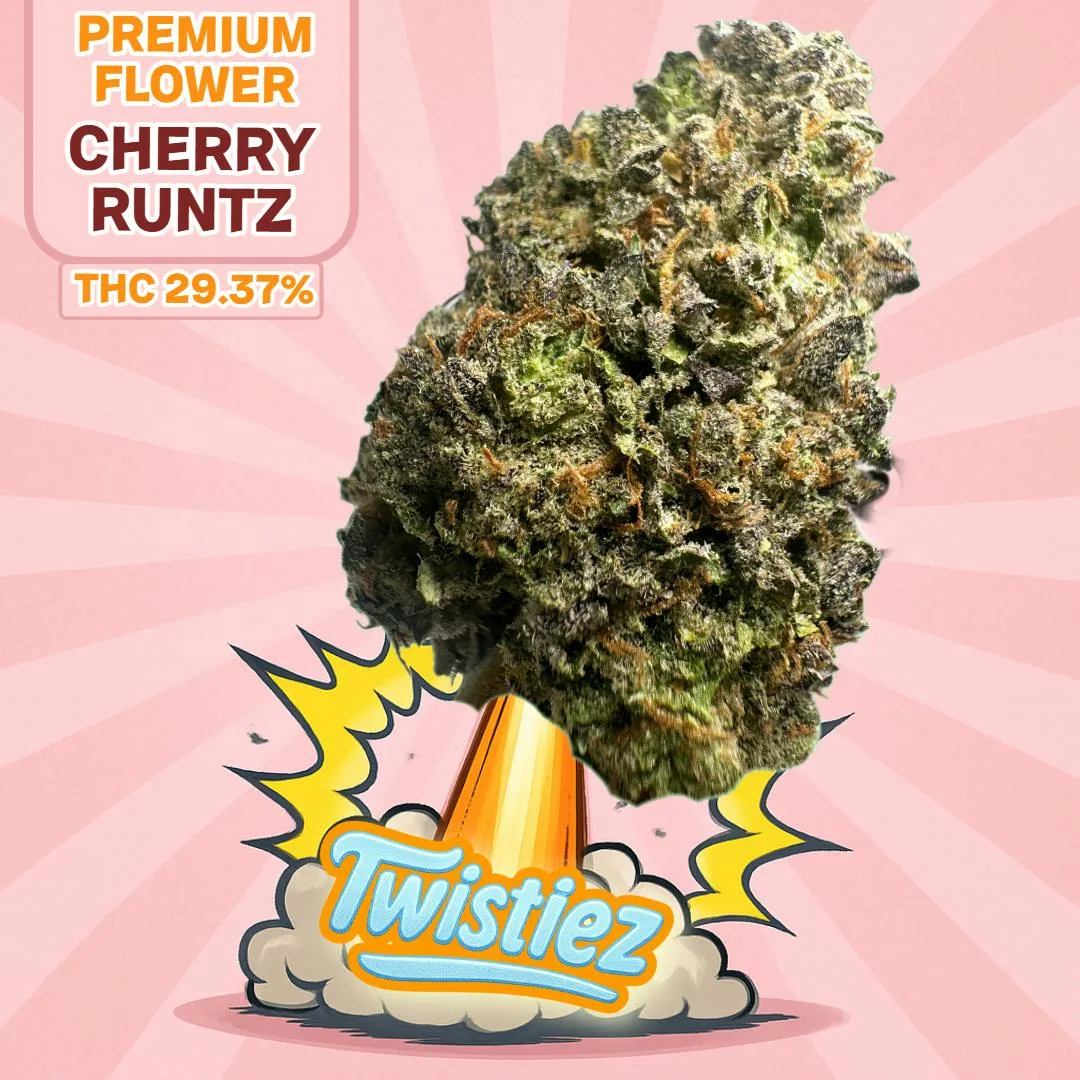 Twistiez - Cherry Runtz - Premium Flower - New Drop 14g - Hybrid