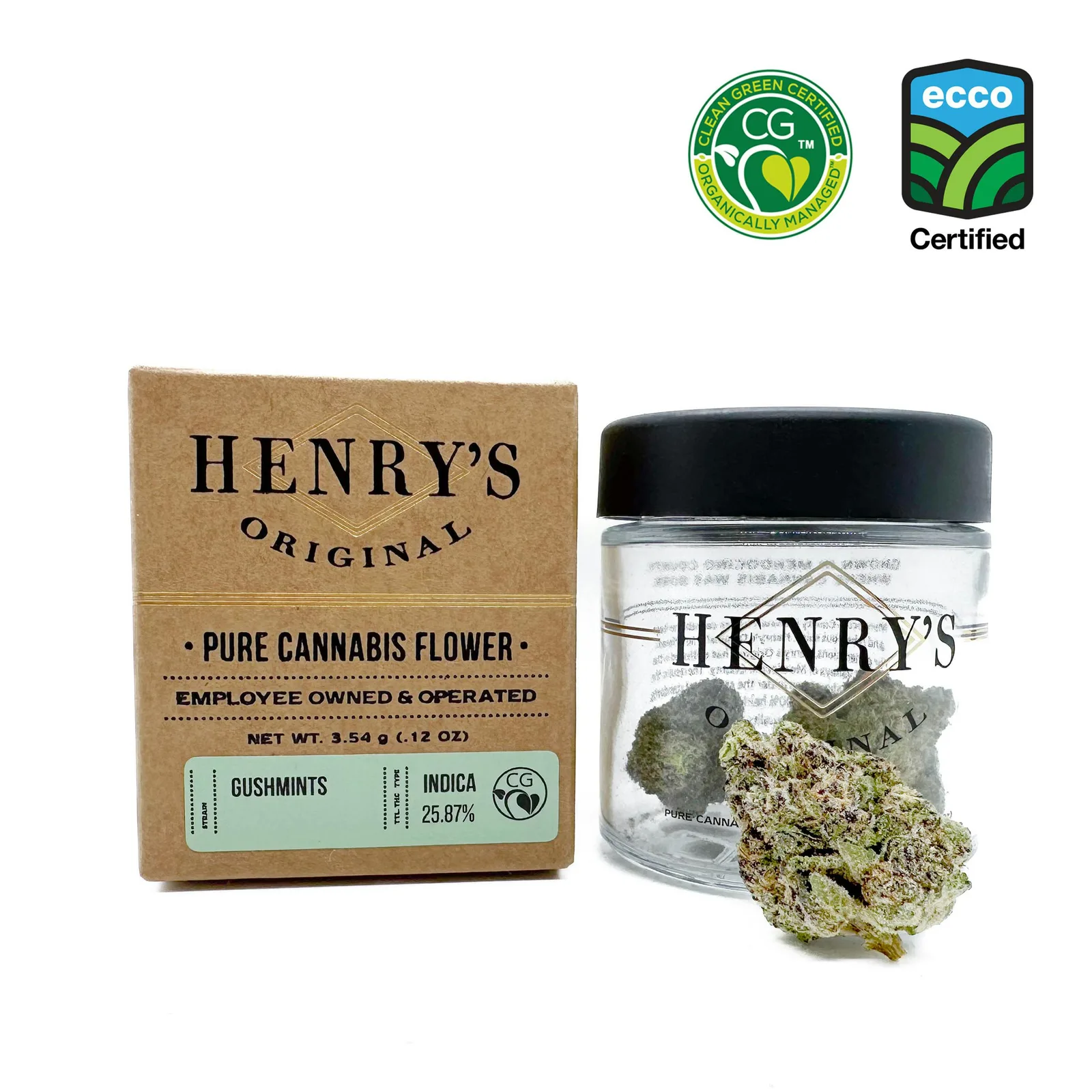 Henry's Original | Gushmints | Jar Big Buds | 3.5g