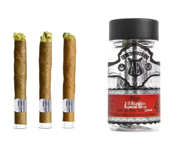 El Bluntito Silver-Rojo-Hash Infused-.85g x 3pk