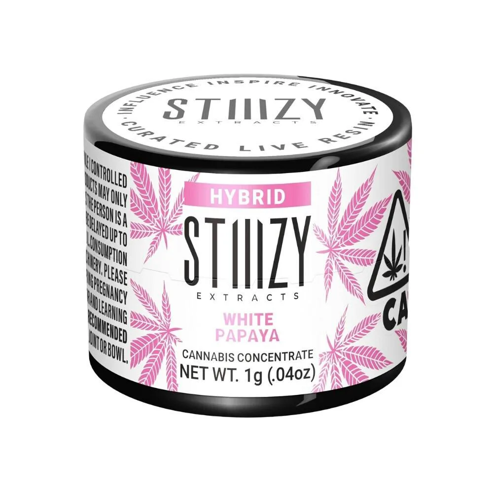 CURATED LIVE RESIN - WHITE PAPAYA 1G - STIIIZY
