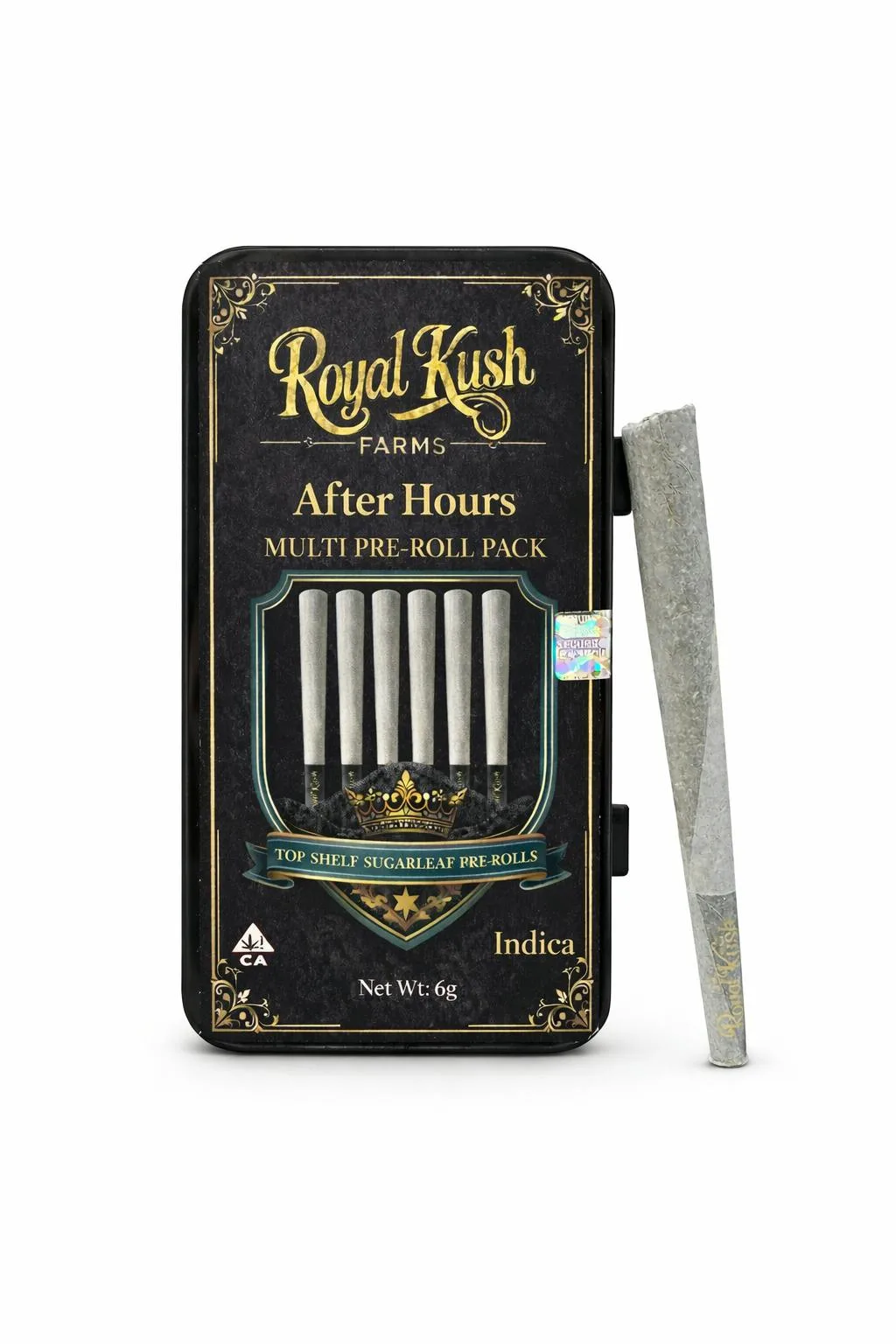 After Hours | Top Shelf Indoor Sugarleaf Pre-roll Pack 6g