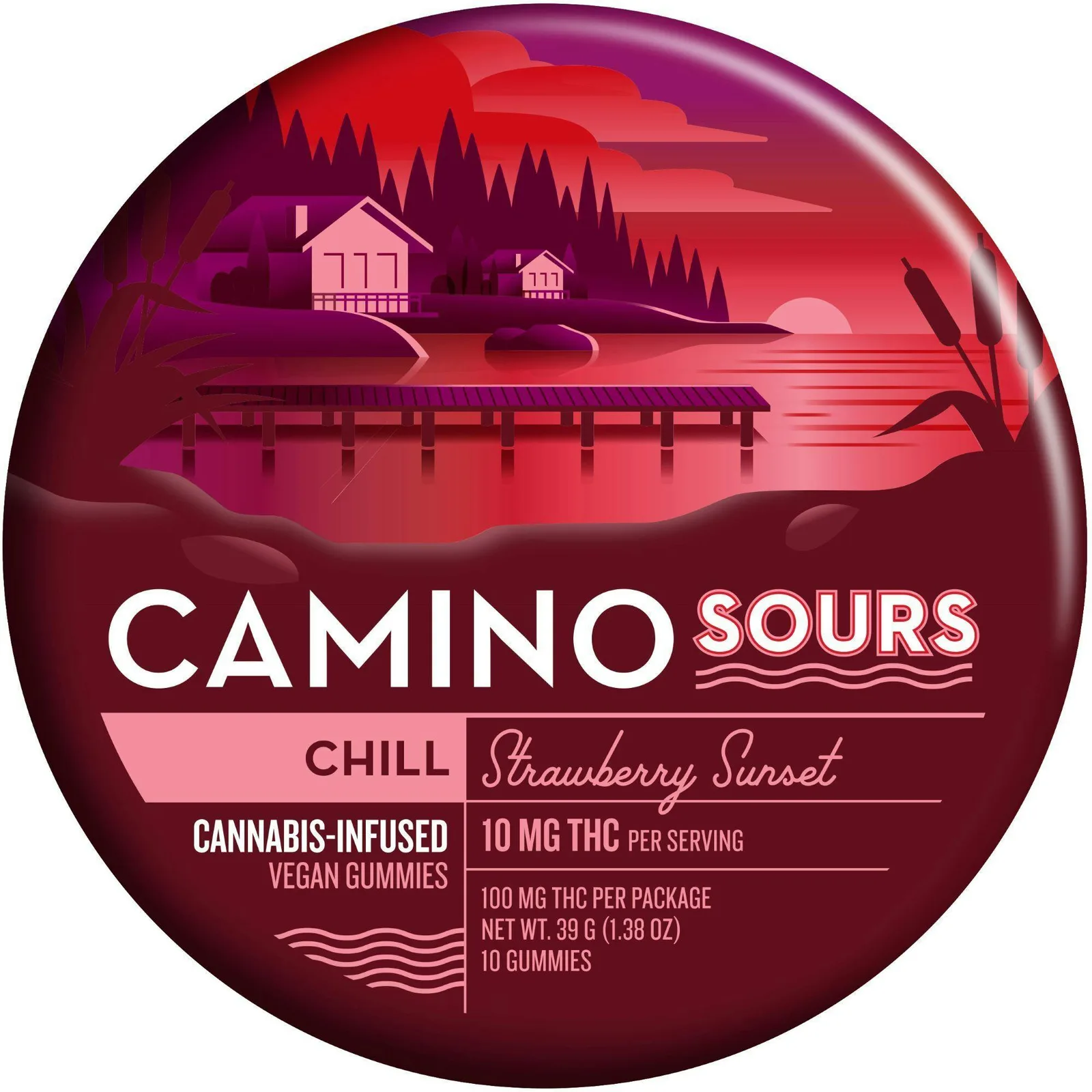 Camino - Strawberry Sunset - Sours 100MG
