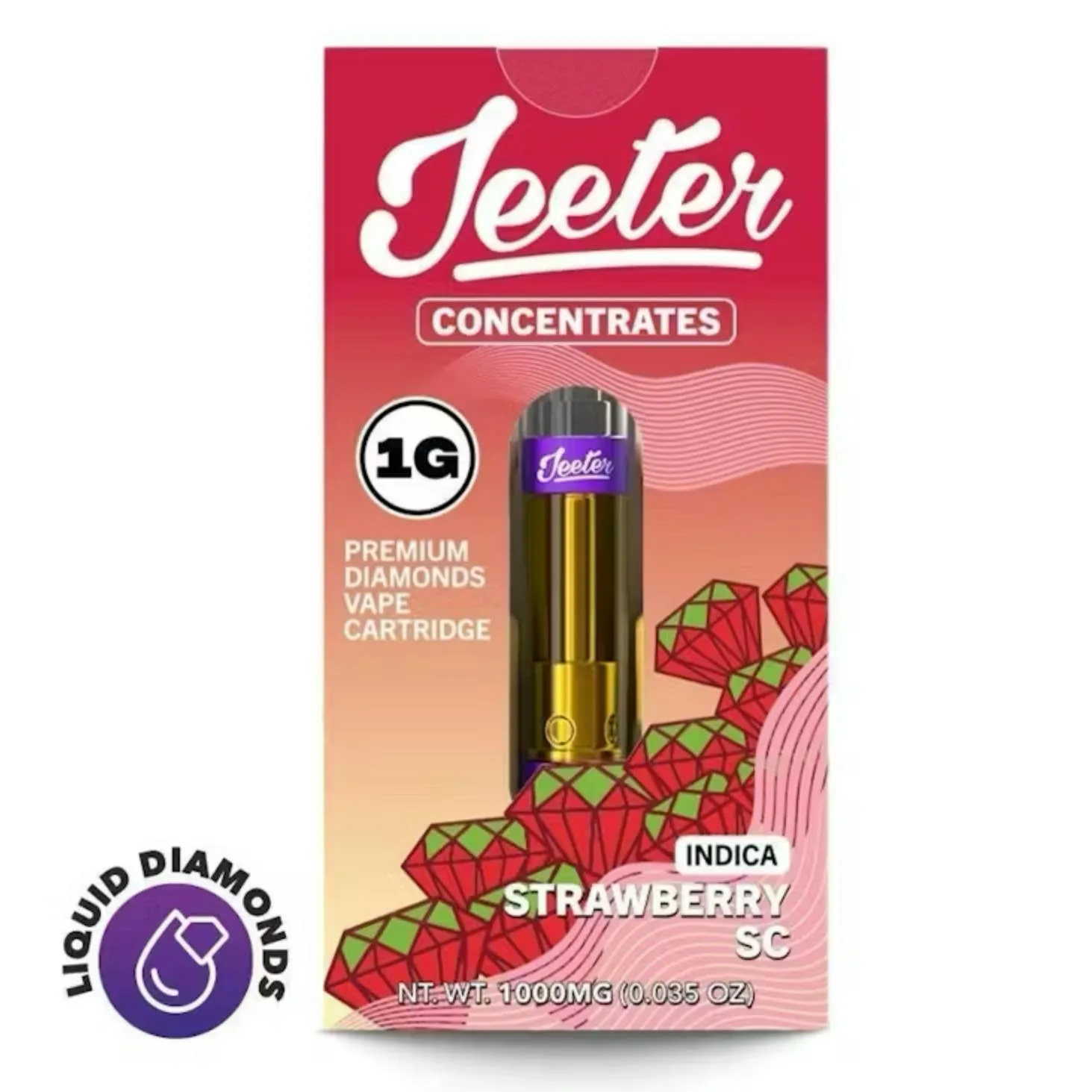 Jeeter Juice Liquid Diamonds - Strawberry Shortcake - 1G