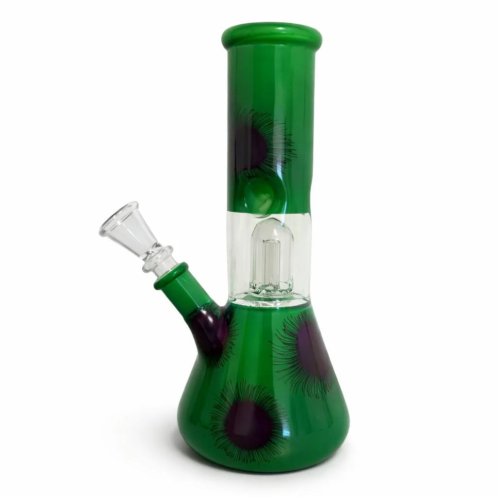 Small Size Bong - Green Purple