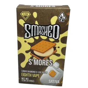3.5g Live Resin x Liquid Diamonds AIO – S'mores (Sativa)