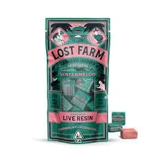 Kiva Lost Farm Live Resin Chews Watermelon