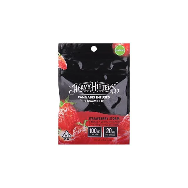 HEAVY HITTERS: STRAWBERRY STORM 100MG 5 PACK