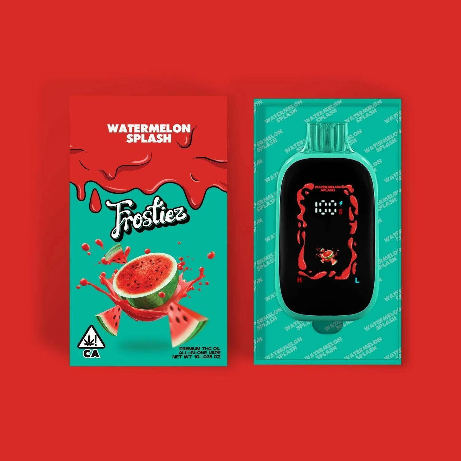 Watermelon Splash FrostBar - 1G AIO