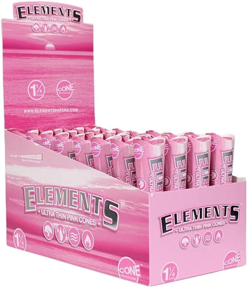 ELEMENTS | PINK CONES 1 1/4 6CT