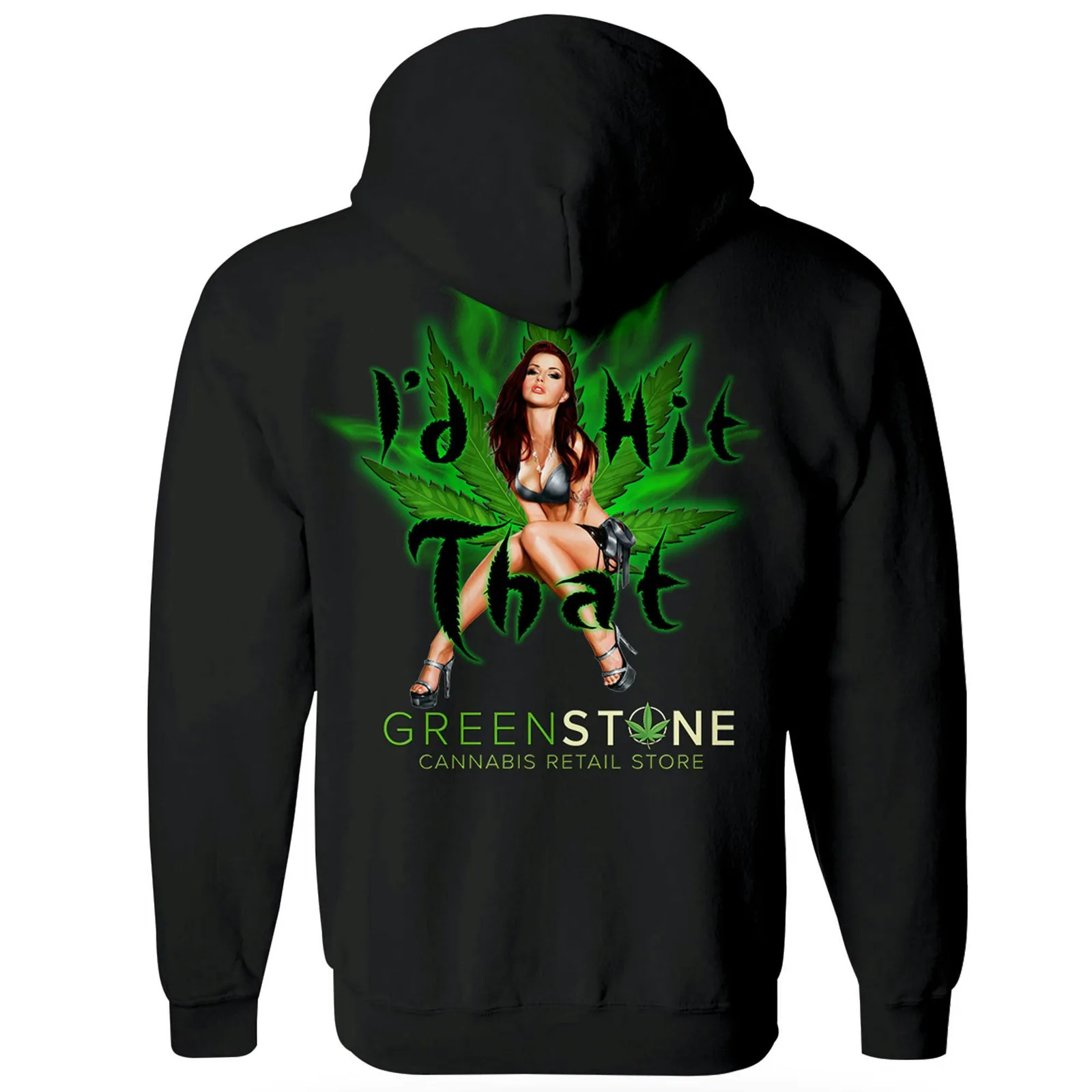 I'd Hit That - Zipper Hoodie (Large)